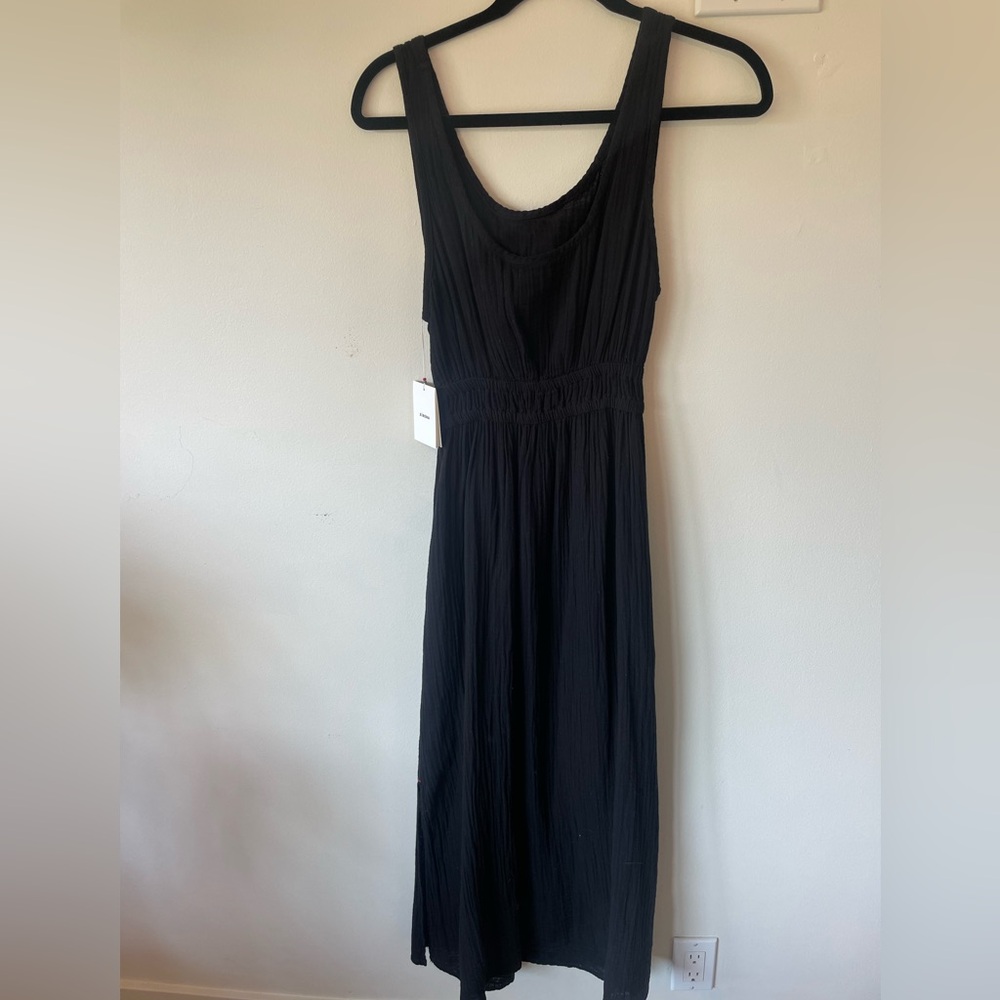 NWT Xirena cotton gauze midi dress with back cutout size S